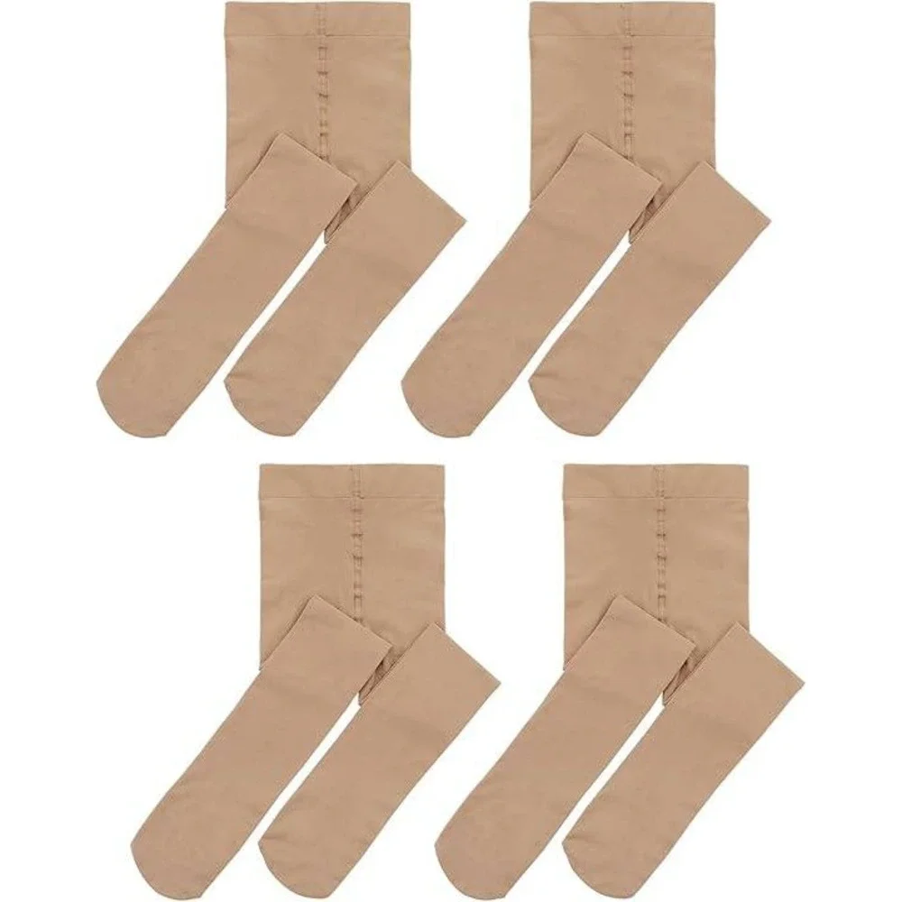 Century Star 4 Pairs Nude‎ 3-6Y Tights for Girls-Soft Footed Ballet Dance Toddle